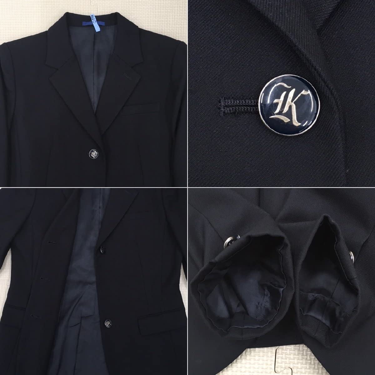 Amazon.co.jp: AS605-2(中古)大阪府 大阪薫英女学院高校 4点セット /L
